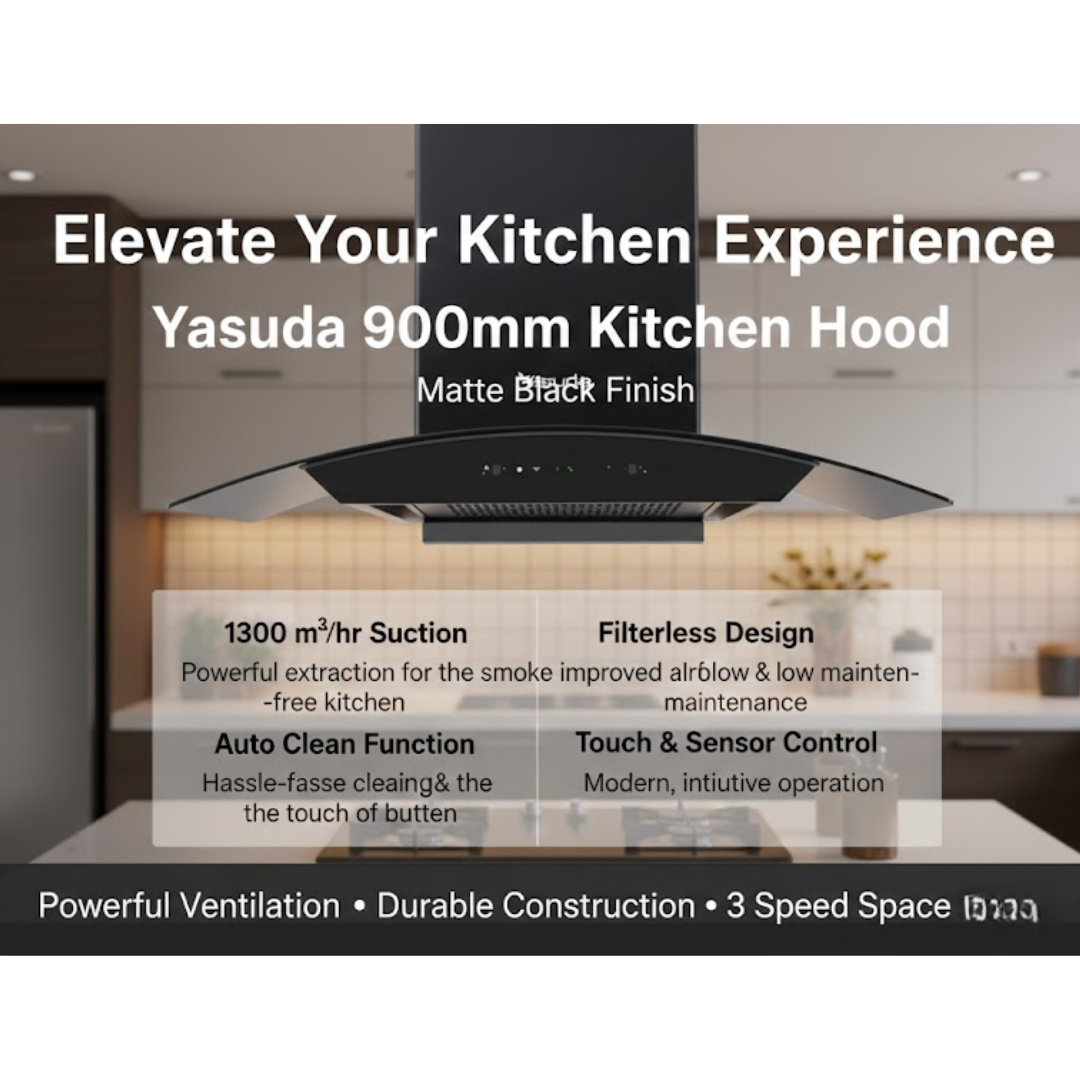 YYasuda 90 cm Auto Clean Kitchen Chimney - YS-C90TF