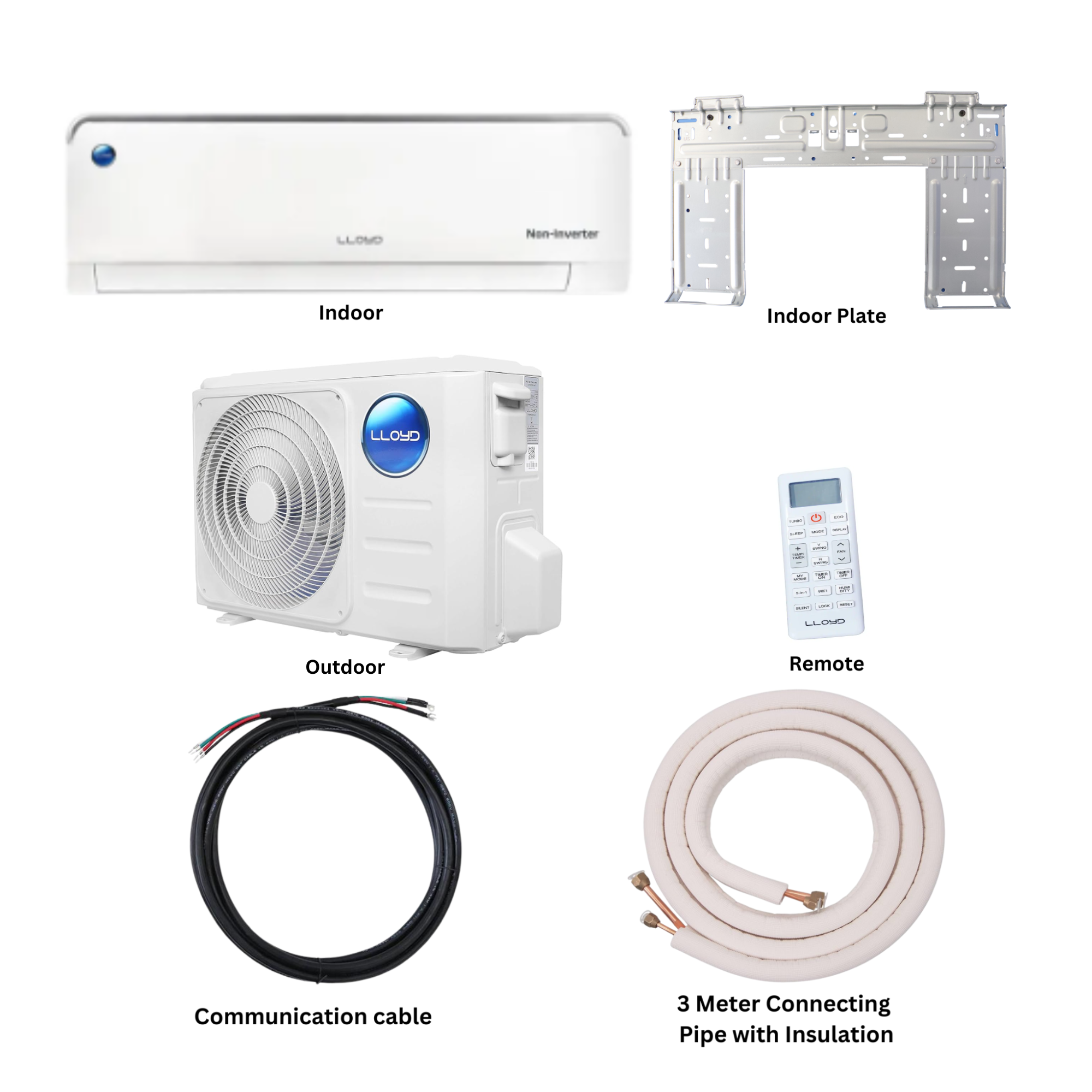 LLOYD 2.0 Ton Hot and Cold Normal Non-Inverter Split AC