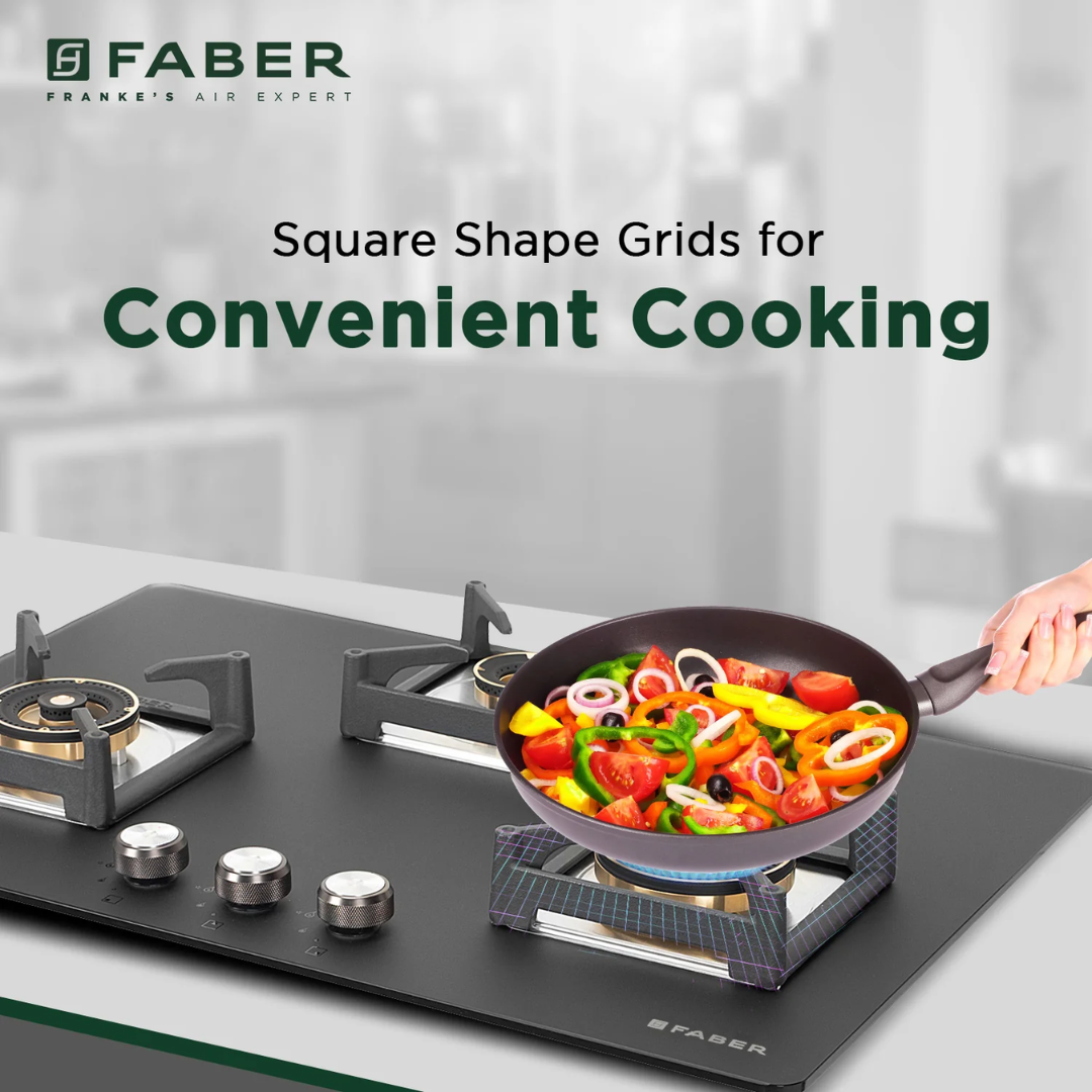 Faber 90 cm Gas Hob/Stove - HOB BELLA HT 903 BR AI FFD