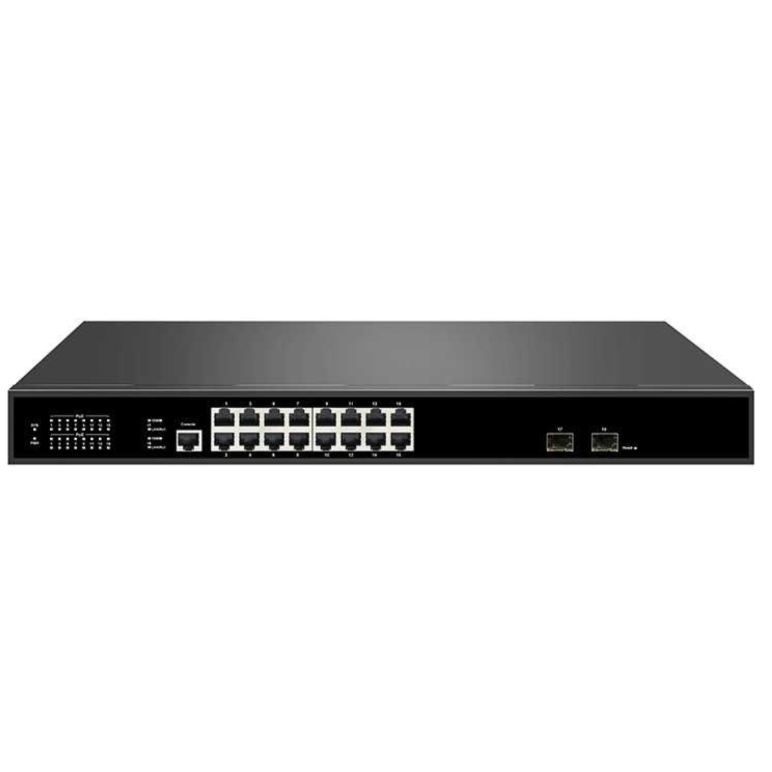 Geneta 16+1 Port Gigabit Switch - GNT-RG1117EL