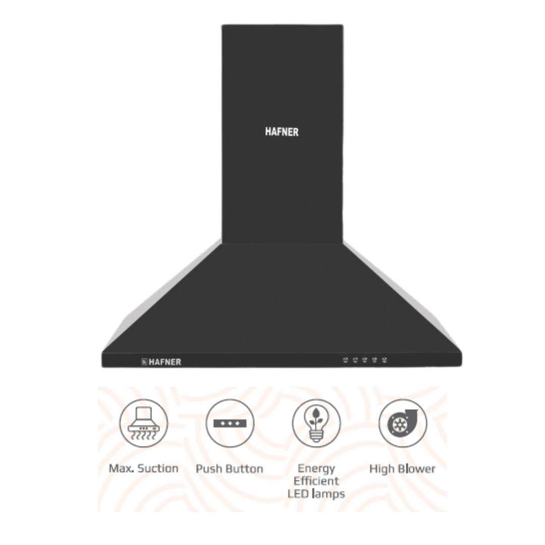 Hafner 90 cm Wall Chimney - HOOD ZIM 60 /90 