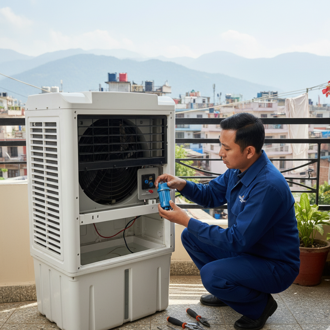 Professional air cooler technician Kathmandu