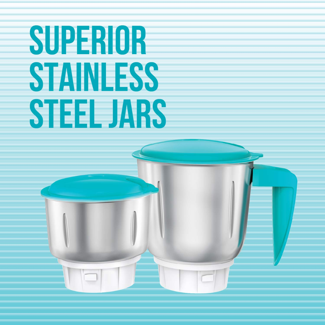 Havells 3 Jars Aspro Grinder 500 Watt Mixer Grinder - GHFM