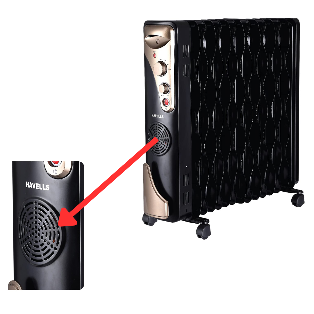 Havells 13 Fin OFR Heater 2900W - GHROFBHK290