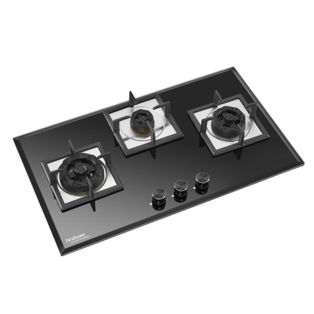 Hindware 3 Burner Auto Ignition Built in Hobs - ASTER 3B 78 