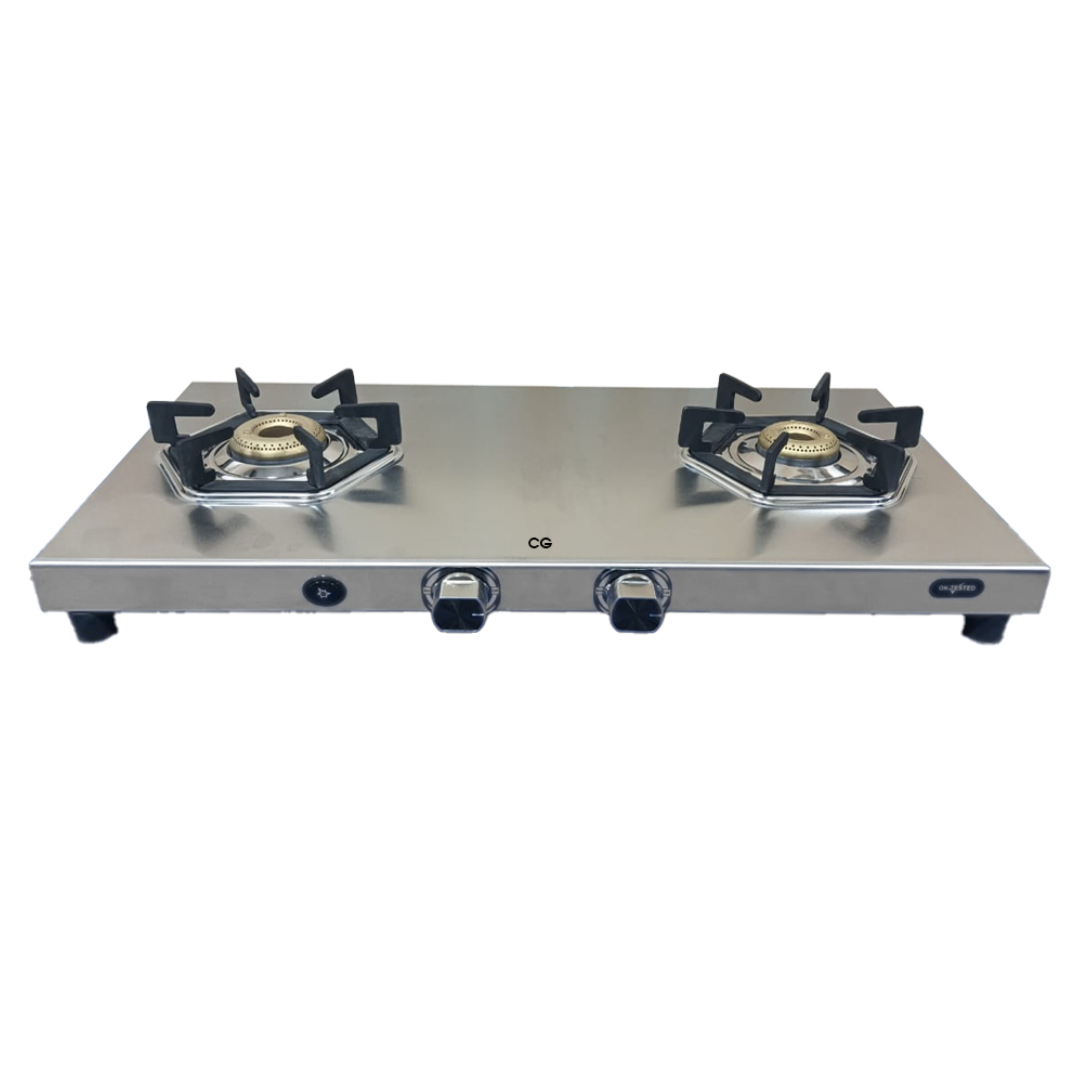 CG 2 Burner Stainless Steel Gas Stove - CGIGNITE 2BSH