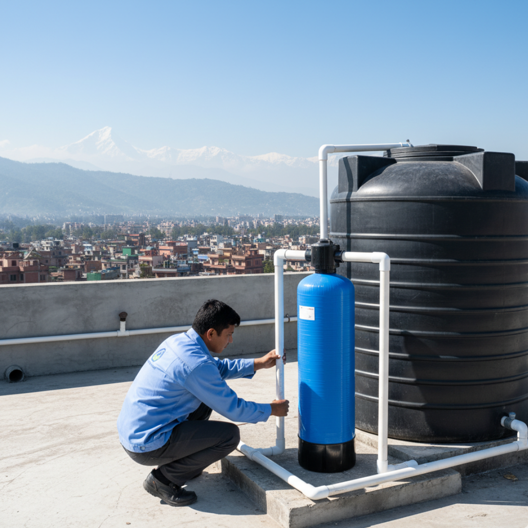 Professional Water Softener Setup