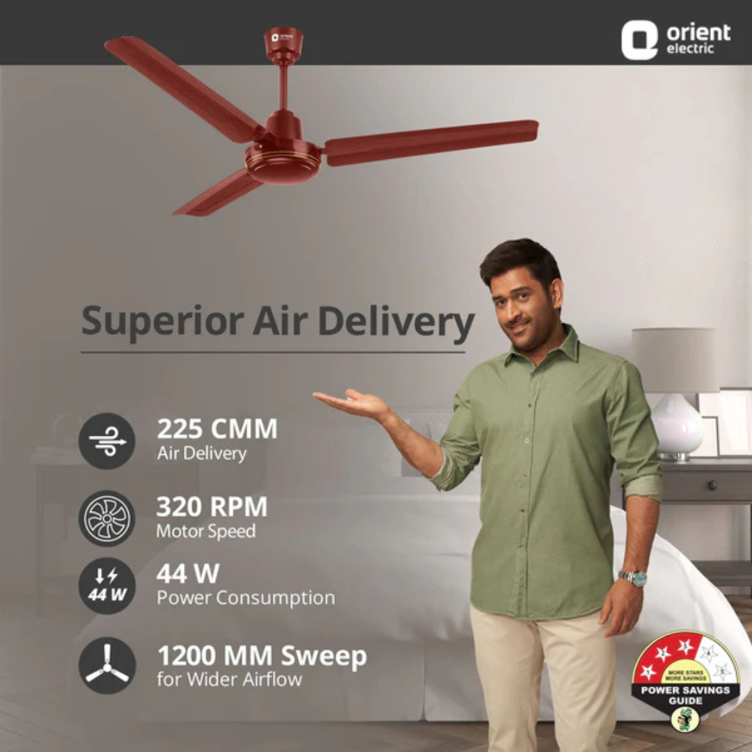 Orient 24 Inch New Breeze Ceiling Fan  