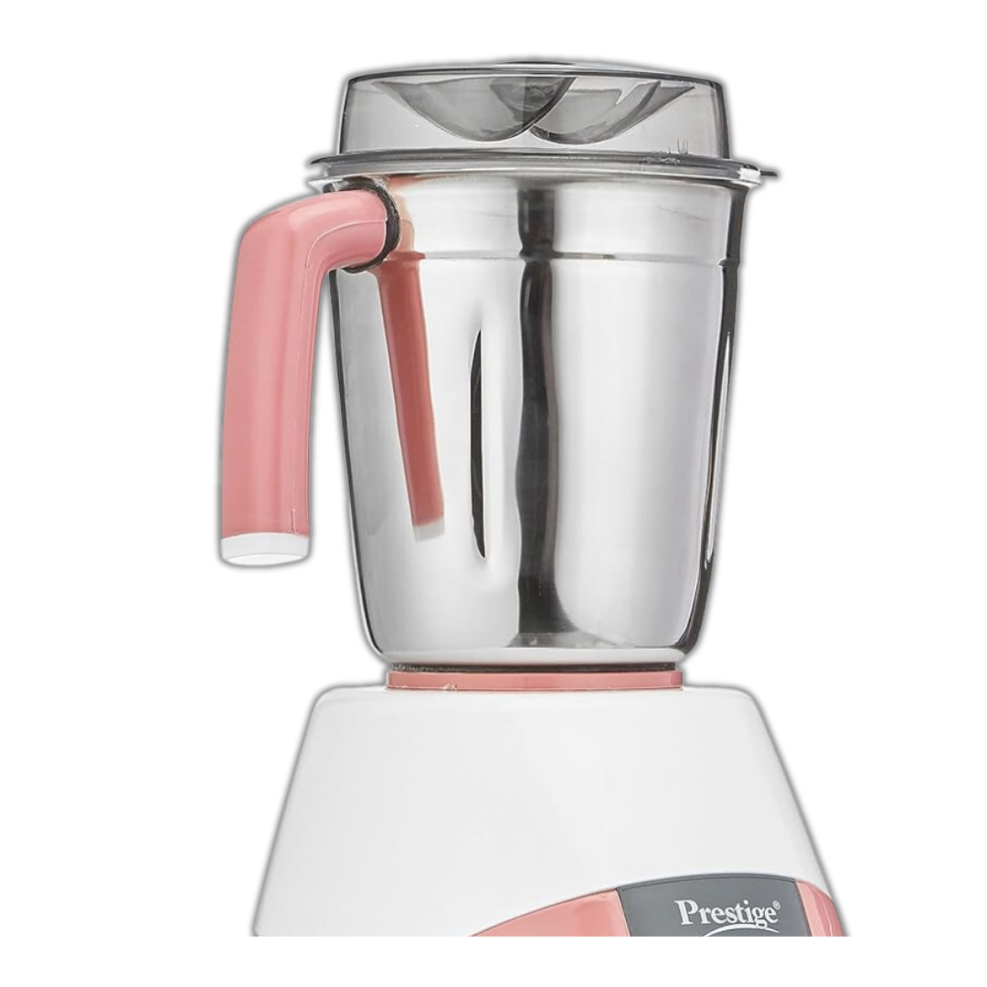 Prestige Plastic Stylo V2 750 Watt Mixer Grinder With 3 Jars (Red)
