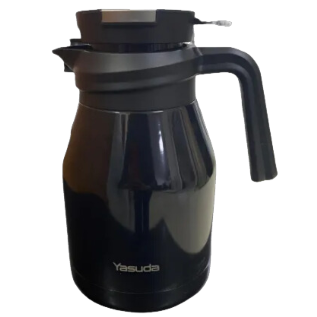 Yasuda 1500 ml Coffee Pot Glossy Black - YS-CP1600