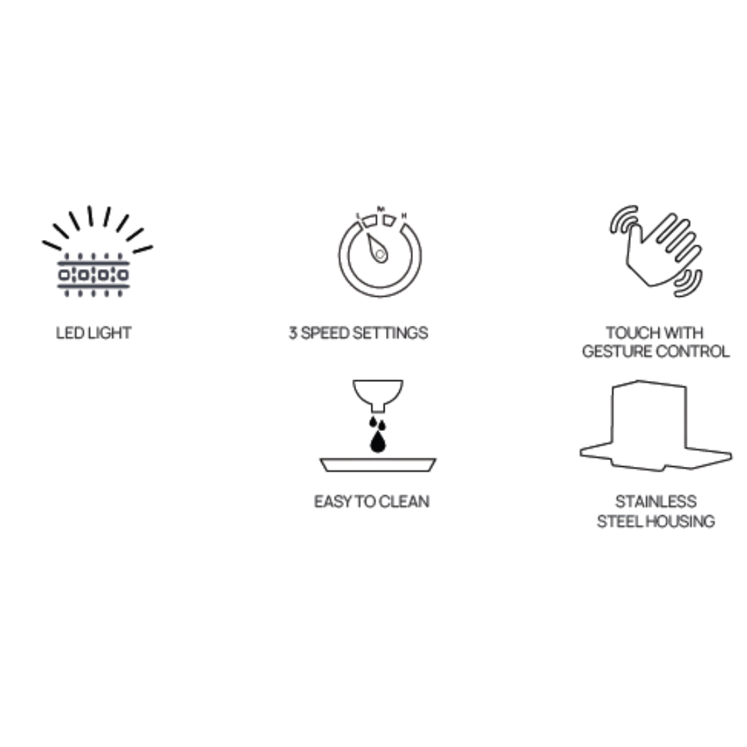 Cantae Nano 3BB AI Cooktop/Gas Hob/Stove