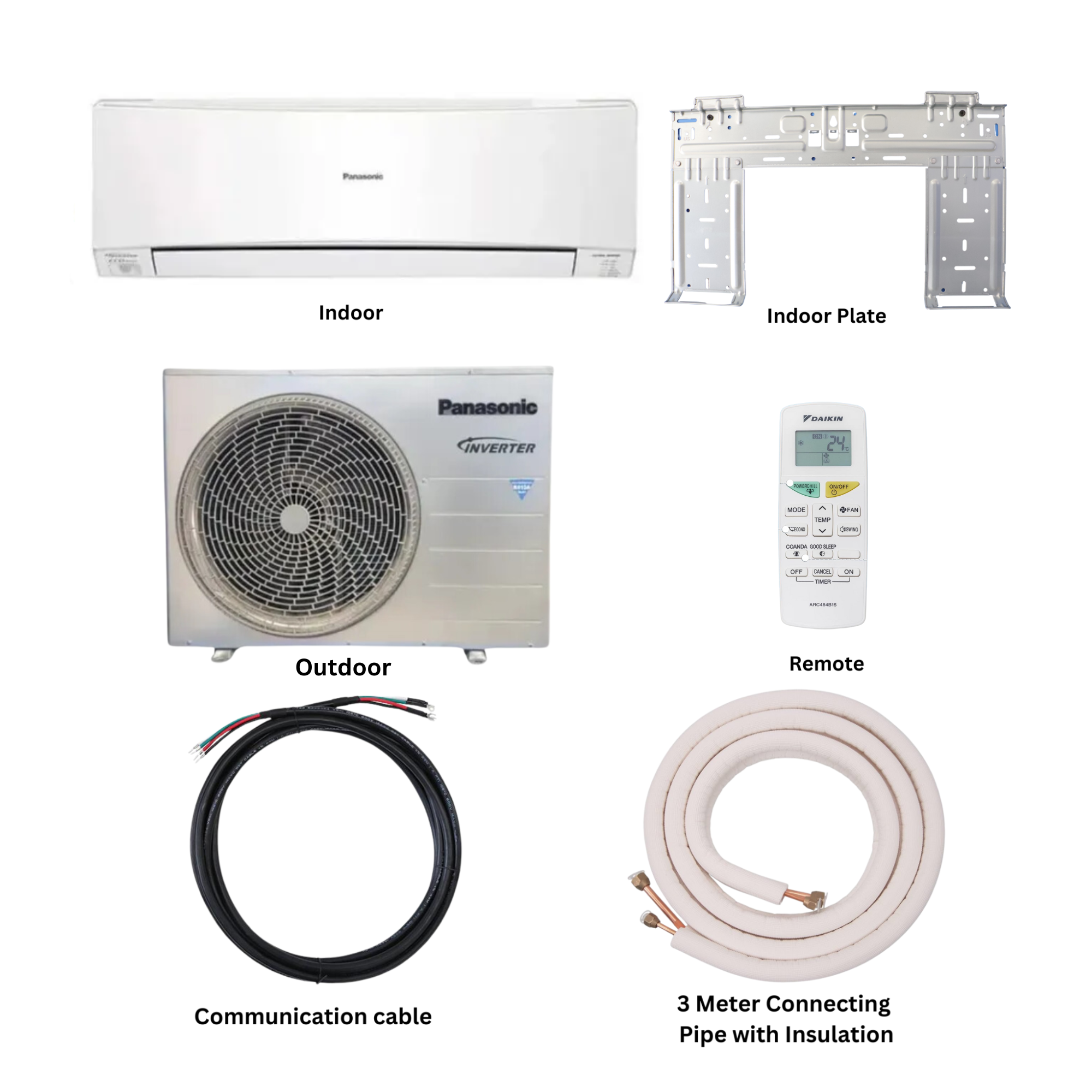 Panasonic 2.0 Ton  Wall Mount Inverter Type Air Conditioner