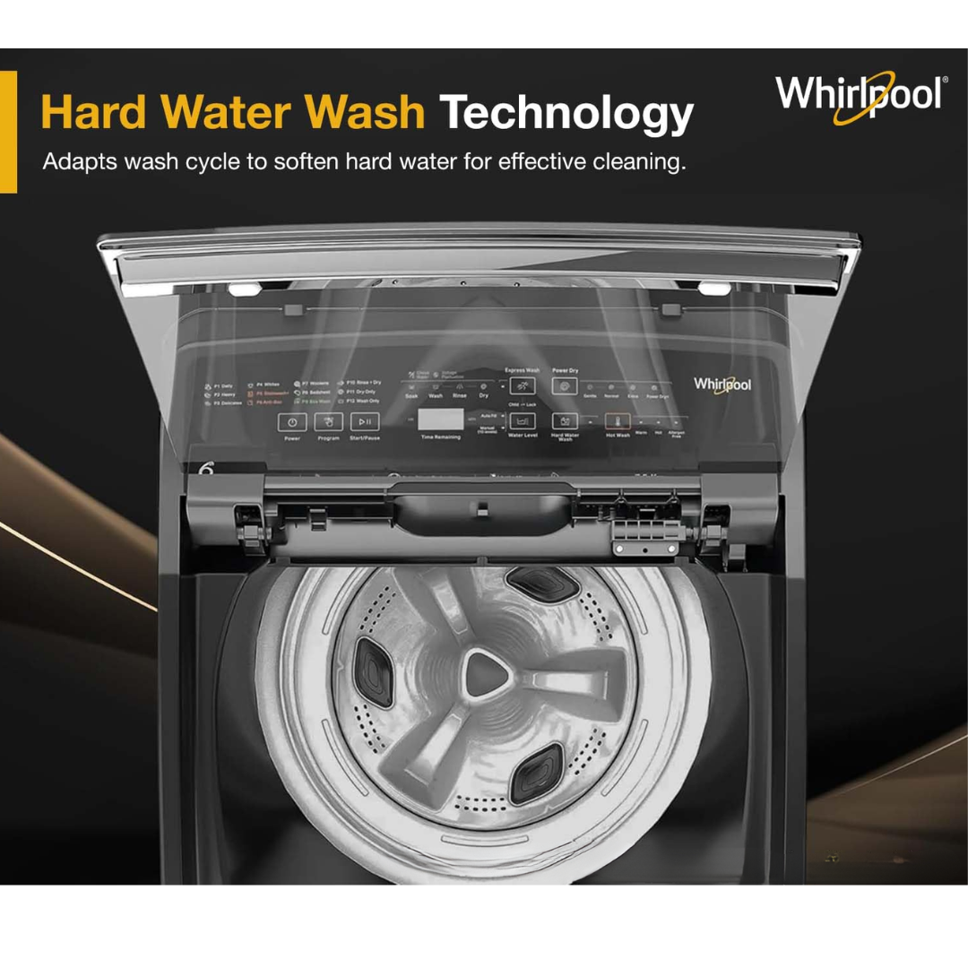 Whirlpool 8 Kg Automatic Top Load Washing Machine - STAINWASH PRO 8.0 GREY 10YRMW