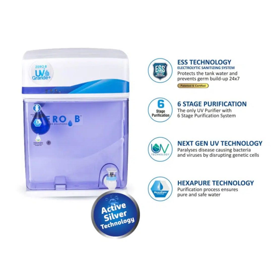 ZeroB UV Grande Plus Water Purifier 