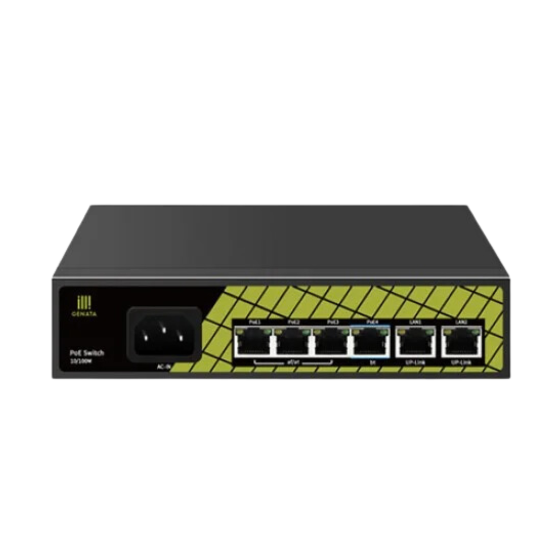 Genata 4+2 Port PoE Switch - GNT-P9206EB