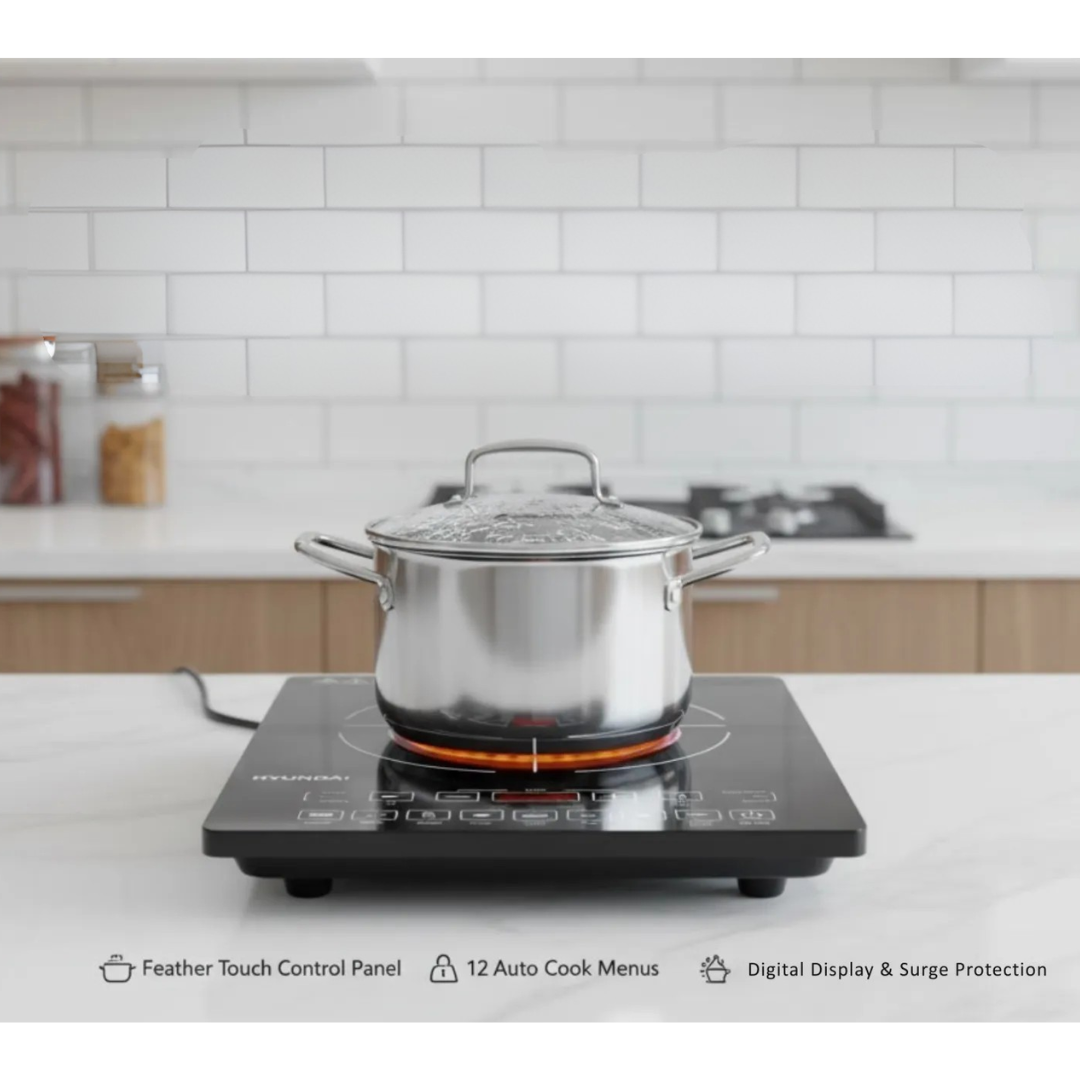 Hyundai 2100W Induction Stove Front View