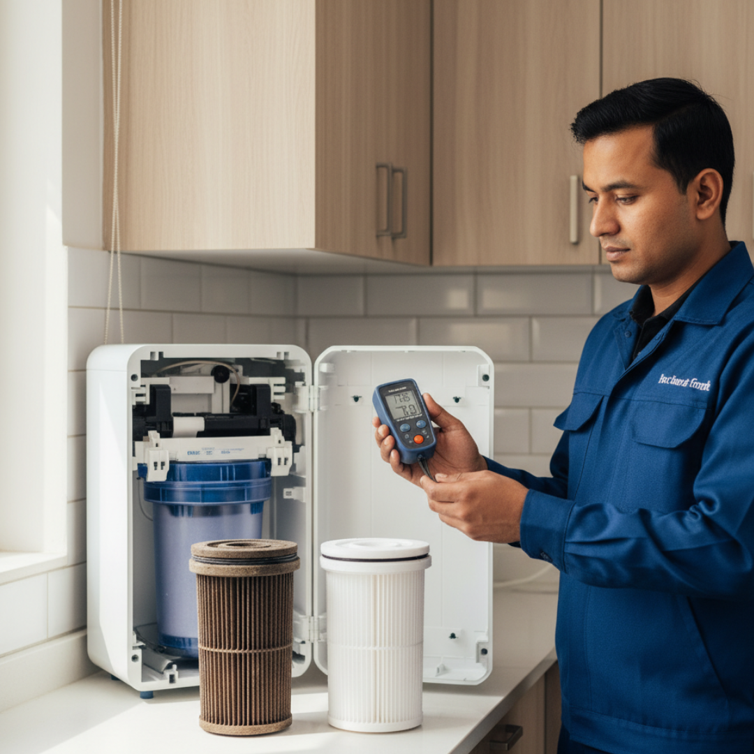 Professional RO Filter Servicing