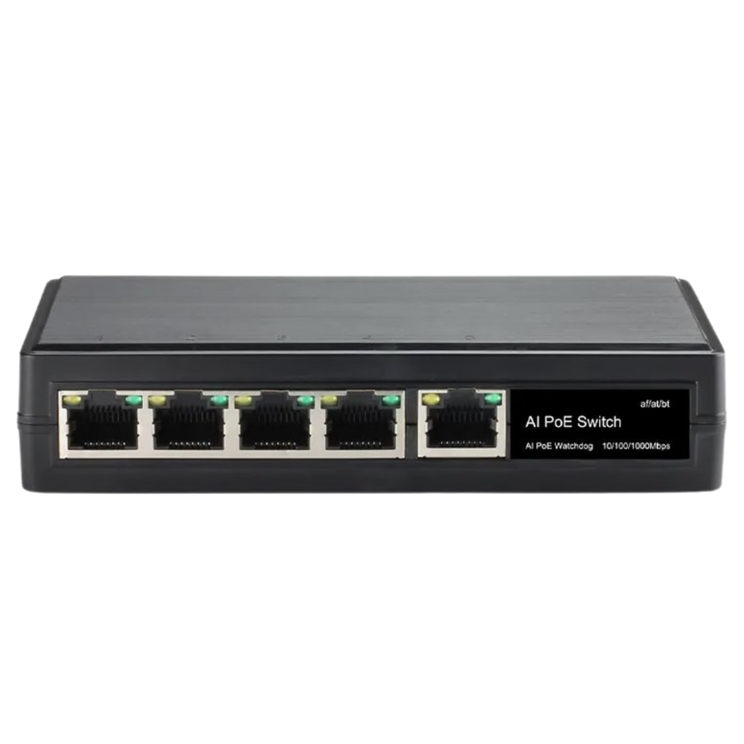 Geneta 1 to 4 Gigabit PoE Divider with cascading - GNT-69P51G6 