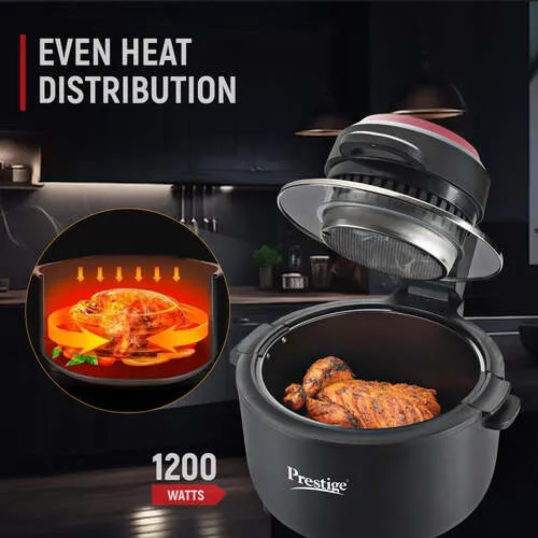 Prestige 30732 OMG 4 Ltr Non Stick Handi with SS Lid Select Plus Jr. Handi