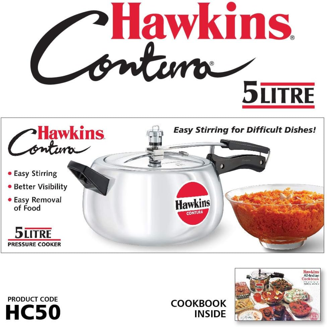 Hawkins Contura 5Ltr Pressure Cooker - HC50
