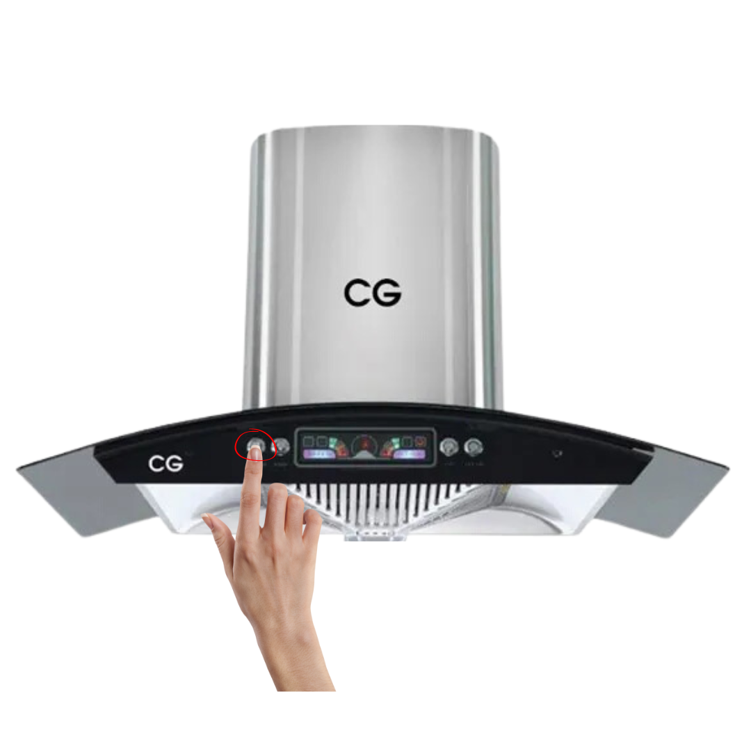 CG 90 cm Baffle Filter Kitchen Chimney - CG-CP90YA