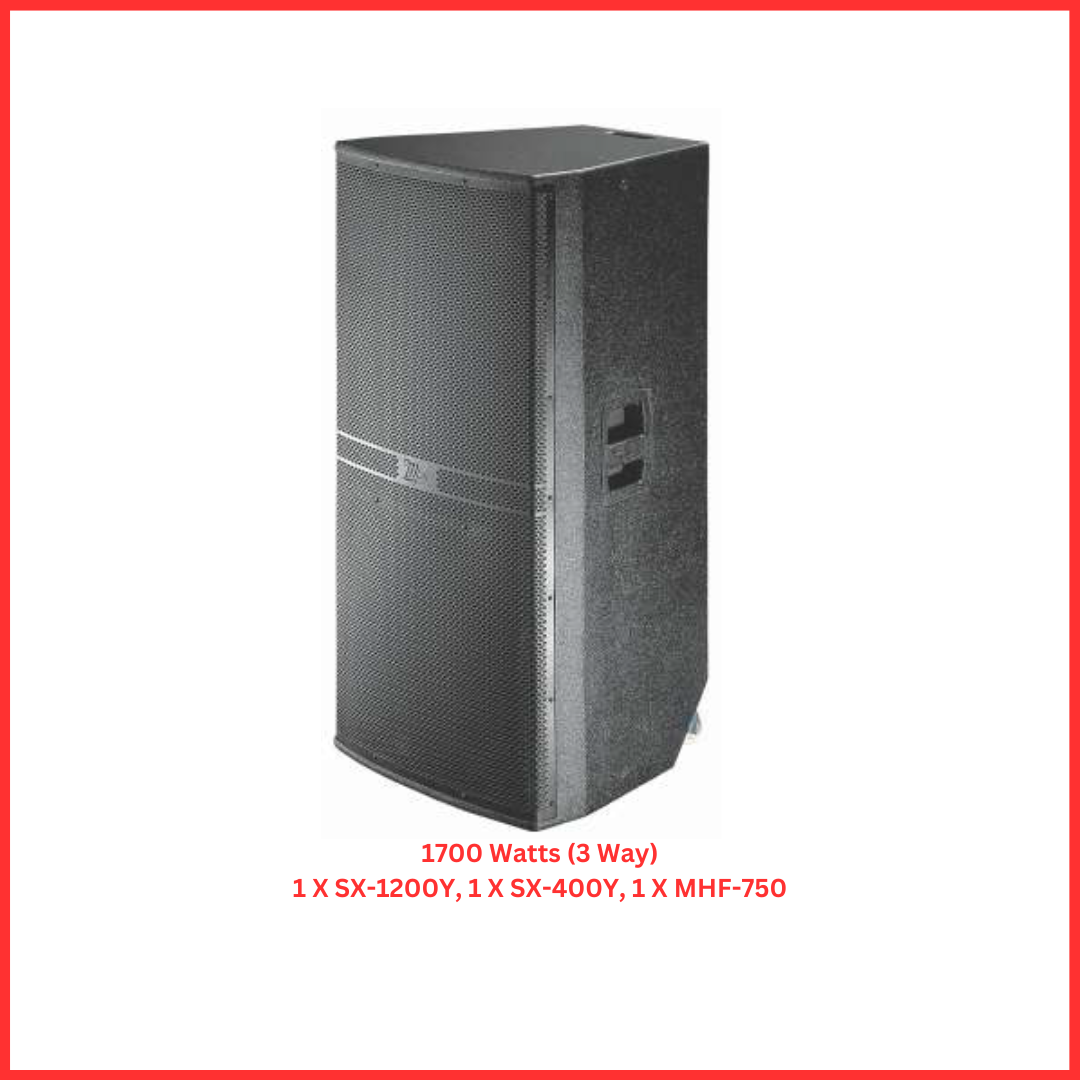 Mpro 3 Way Sound Columns (Paint Finish) - V-3-1700